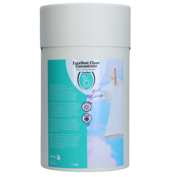 Detergent pudră pentru rufe albe și colorate 3 kg – Excellent Schoon detergent concentrat pentru toate tipurile de rufe
