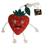Jucărie pentru cai în formă de căpșună, cu foșnet, 29 x 24 x 7 cm – Excellent Horse Foodie Friends Strawberry