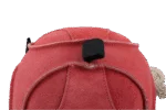 Minge de joacă din piele întoarsă pentru cai, cu bucle elastice, roz – Excellent Horse Fun Play Ball - imagine 3