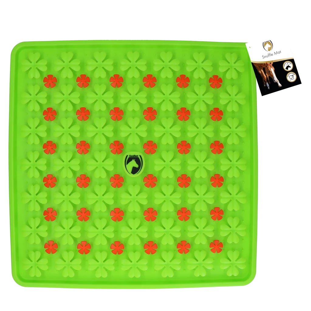Covoraș din silicon pentru hrănirea cailor prin adulmecare, 50 x 50 cm – Excellent Horse Snuffle Mat - imagine 1