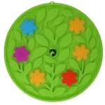 Covoraș de explorare pentru cai, pentru furaj și gustări – Excellent Horse Snuffle Mat Flower Power