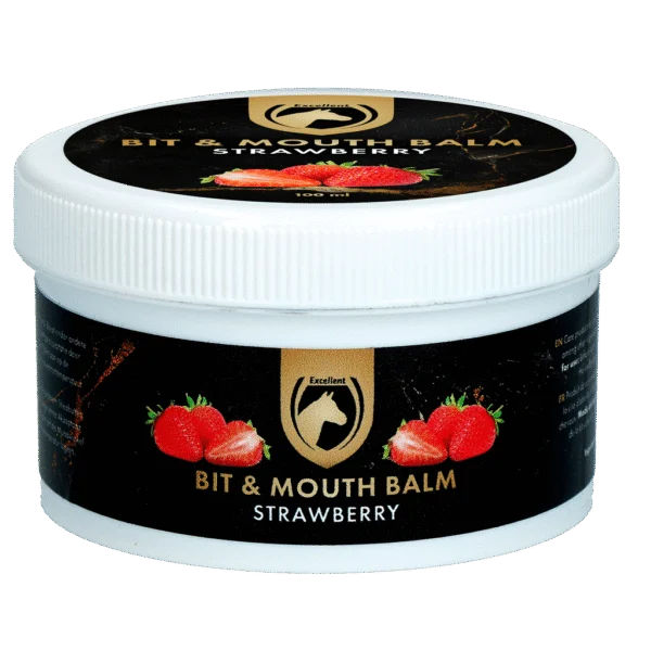 Balsam pentru gura cailor, căpșuni, 100 ml – Excellent Horse Bit & Mouth Balm