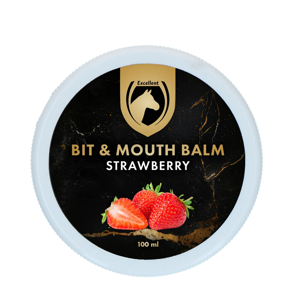 Balsam pentru gura cailor, căpșuni, 100 ml – Excellent Horse Bit & Mouth Balm - imagine 2