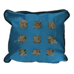 Sac de fân pentru cai, pătrat, albastru, 62 x 55 cm – Excellent Horse Hay Pillow Slow Feeder
