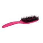 Perie pentru descurcarea coamei, cu peri de porc, roz – Excellent Horse Wave Brush - imagine 3