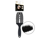 Perie pentru descurcarea coamei, cu peri de porc, neagră – Excellent Horse Wave Brush