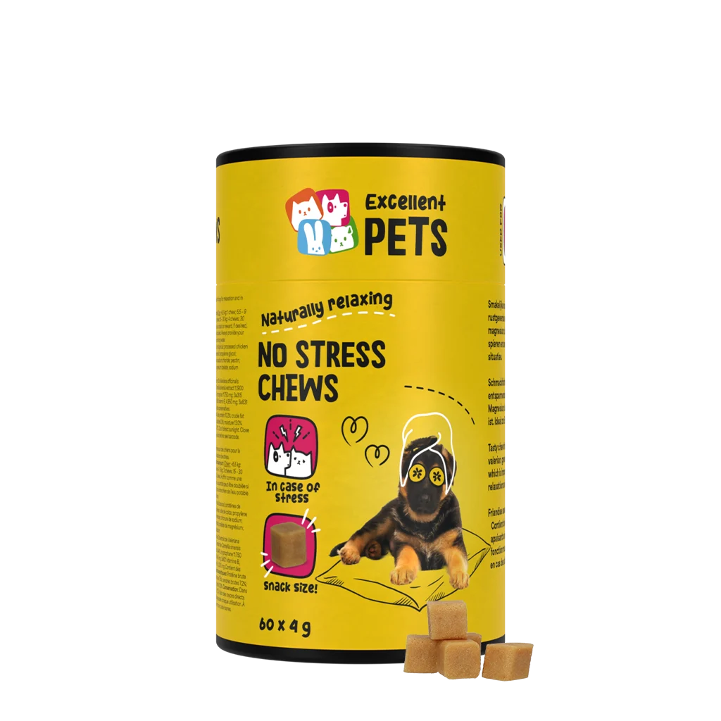 Recompense masticabile moi pentru câini, pentru momentele stresante, 60 bucăți – Excellent Pets No Stress Soft Chews - imagine 1