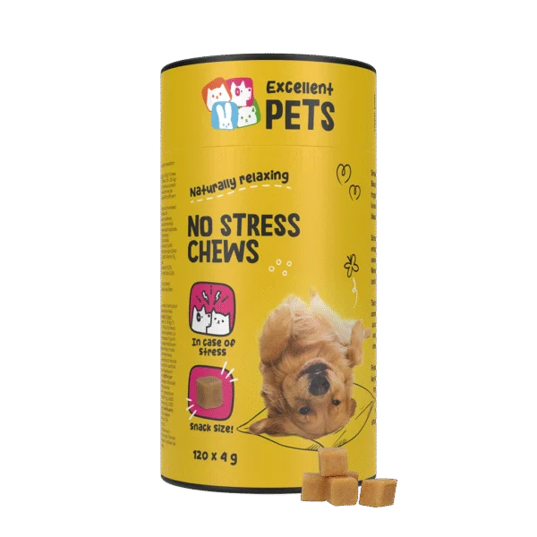 Recompense masticabile moi pentru câini, pentru momentele stresante, 120 bucăți – Excellent Pets No Stress Soft Chews
