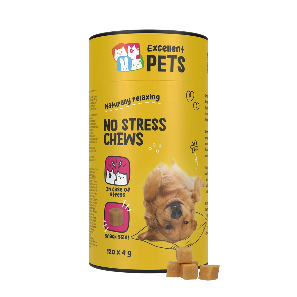 Recompense masticabile moi pentru câini, pentru momentele stresante, 120 bucăți – Excellent Pets No Stress Soft Chews - imagine 1