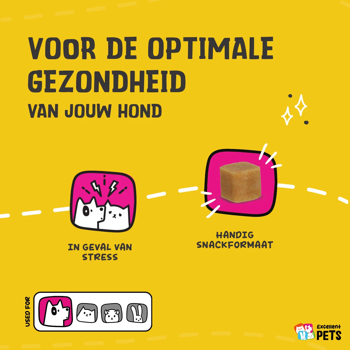 Recompense masticabile moi pentru câini, pentru momentele stresante, 120 bucăți – Excellent Pets No Stress Soft Chews - imagine 5