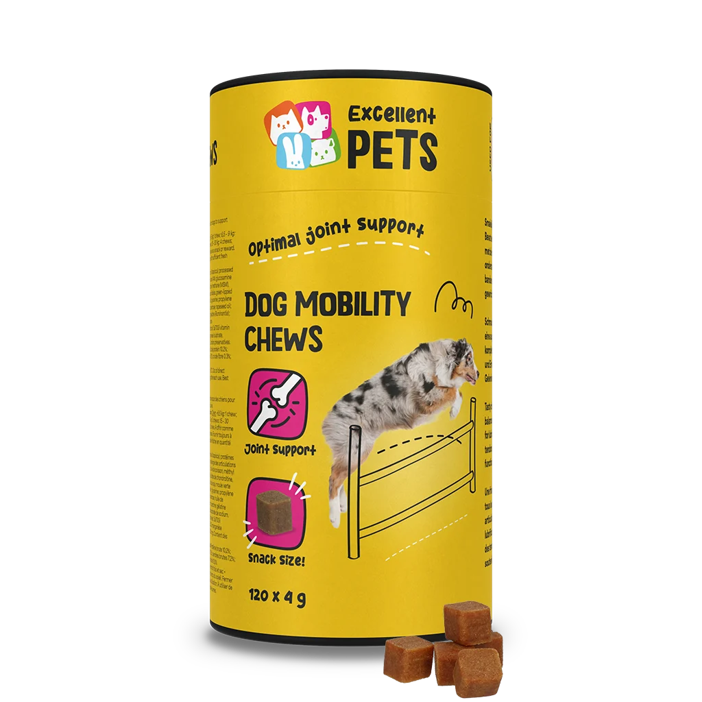 Recompense masticabile pentru articulațiile câinilor, 120 de bucăți – Excellent Pets Dog Mobility Soft Chews - imagine 1