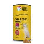 Supliment pentru câini pentru piele și blană, 120 de bucățele masticabile moi – Excellent Pets Skin & Coat Soft Chews