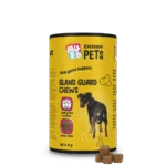 Recompense suplimentare pentru câini cu prebiotice și probiotice, 60 bucăți – Excellent Pets Gland Guard Soft Chews