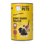 Pulbere suplimentară pentru câini și pisici, cu prebiotice și probiotice – Excellent Pets Gland Guard Poeder