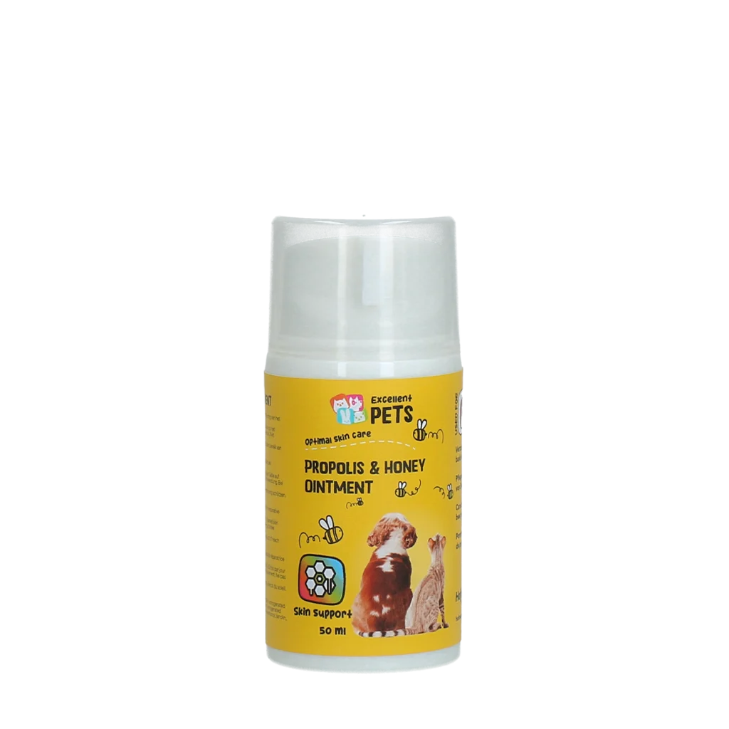 Unguent pentru piele cu propolis și miere, 50 ml – Excellent Pets Propolis & Honey Ointment - imagine 1