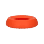 Bol din silicon pentru hrană și apă, cu margine anti vărsare, 300 ml, portocaliu – Excellent Pets No-Spill Bowl - imagine 3