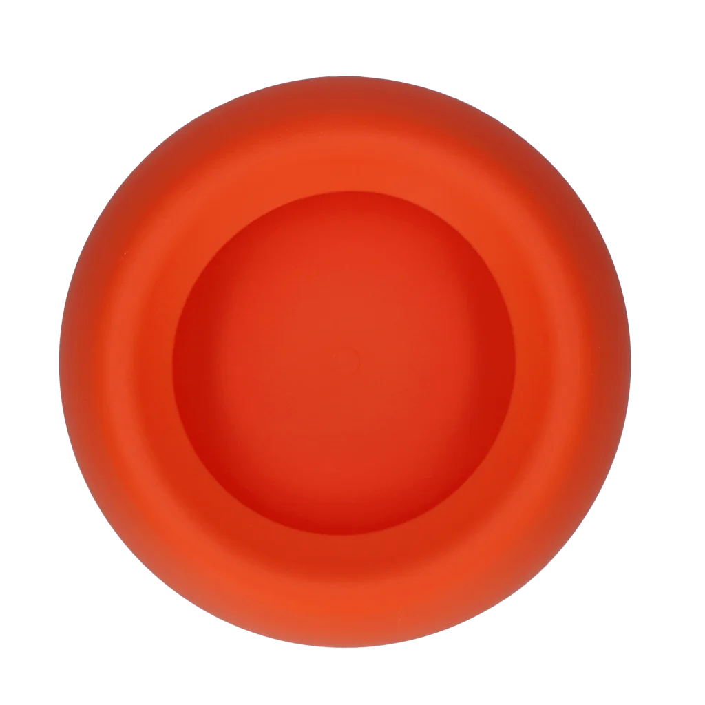 Bol pentru hrană și apă pentru câini, din silicon, cu margine anti-vărsare, 800 ml, portocaliu – Excellent Pets No-Spill Bowl - imagine 2