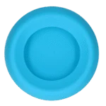 Bol pentru hrană și apă pentru câini, din silicon, cu margine anti-vărsare, 300 ml, albastru – Excellent Pets No-Spill Bowl - imagine 2