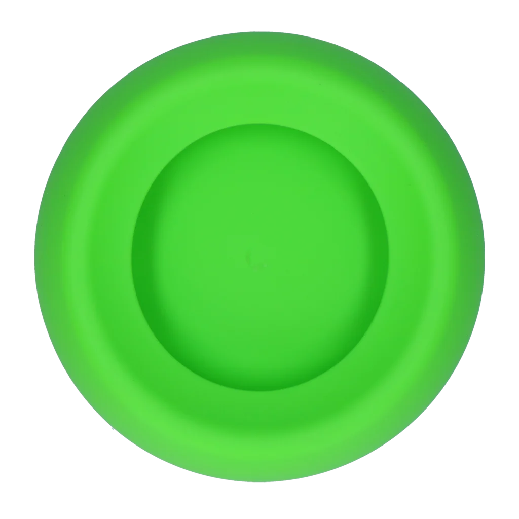 Bol pentru hrană și apă pentru câini, din silicon, cu margine antiîmprăștiere, 300 ml, verde – Excellent Pets No-Spill Bowl - imagine 2
