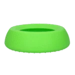 Bol pentru hrană și apă pentru câini, din silicon, cu margine anti vărsare, 800 ml, verde – Excellent Pets No-Spill Bowl - imagine 2