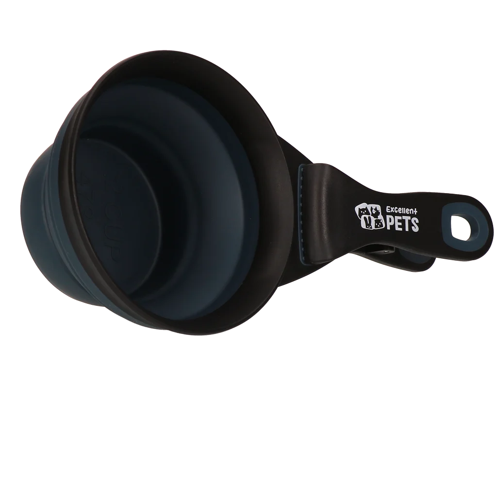 Cupa pentru hrană cu clips de închidere, 2 cup – Excellent Pets Clip Scoop - imagine 4