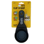 Căuș pentru hrană cu clemă de închidere, 0,5 cup – Excellent Pets Clip Scoop