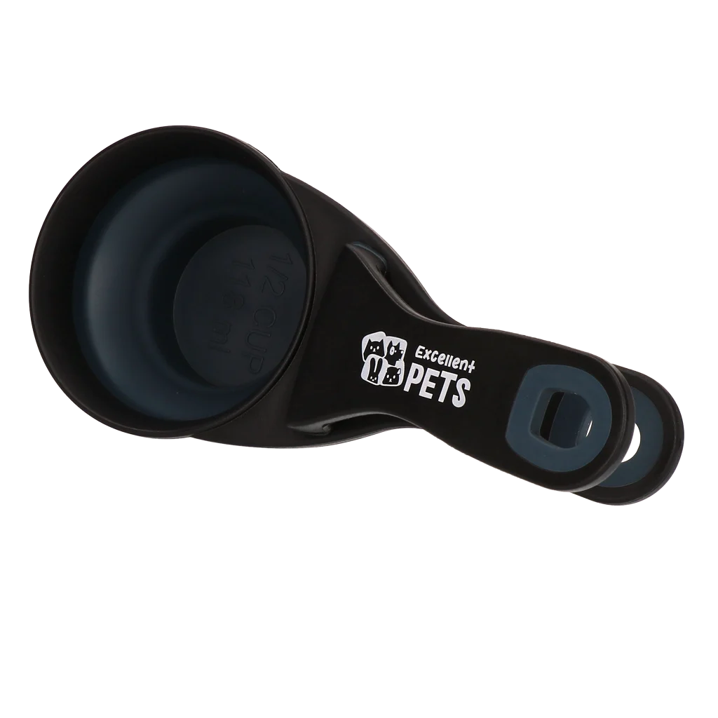 Căuș pentru hrană cu clemă de închidere, 0,5 cup – Excellent Pets Clip Scoop - imagine 4