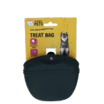 Săculeț pentru recompense pentru câini, din silicon, cu închidere magnetică și clips – Excellent Pets Treat Bag