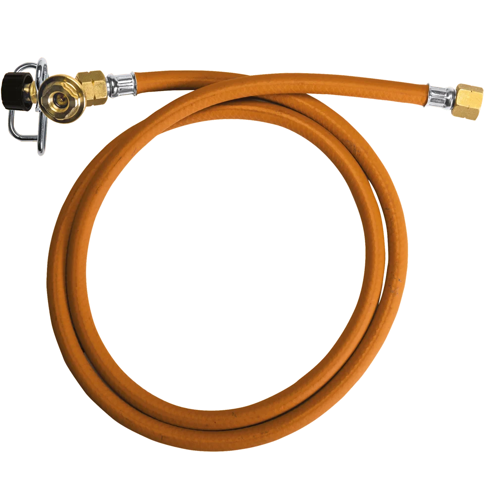 Set adaptor pentru arzătorul de păr de pe uger, cu furtun de 1,5 m și ventil – Express Terra - imagine 1