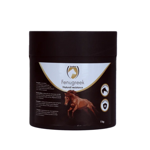 Pulbere de schinduf pentru cai, 100% schinduf, 1 kg – Excellent Horse Fenugreek