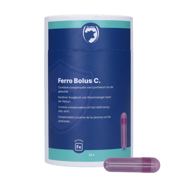 Bolus de fier pentru viței, 24 x 9,5 g – Excellent Ferro Bolus C