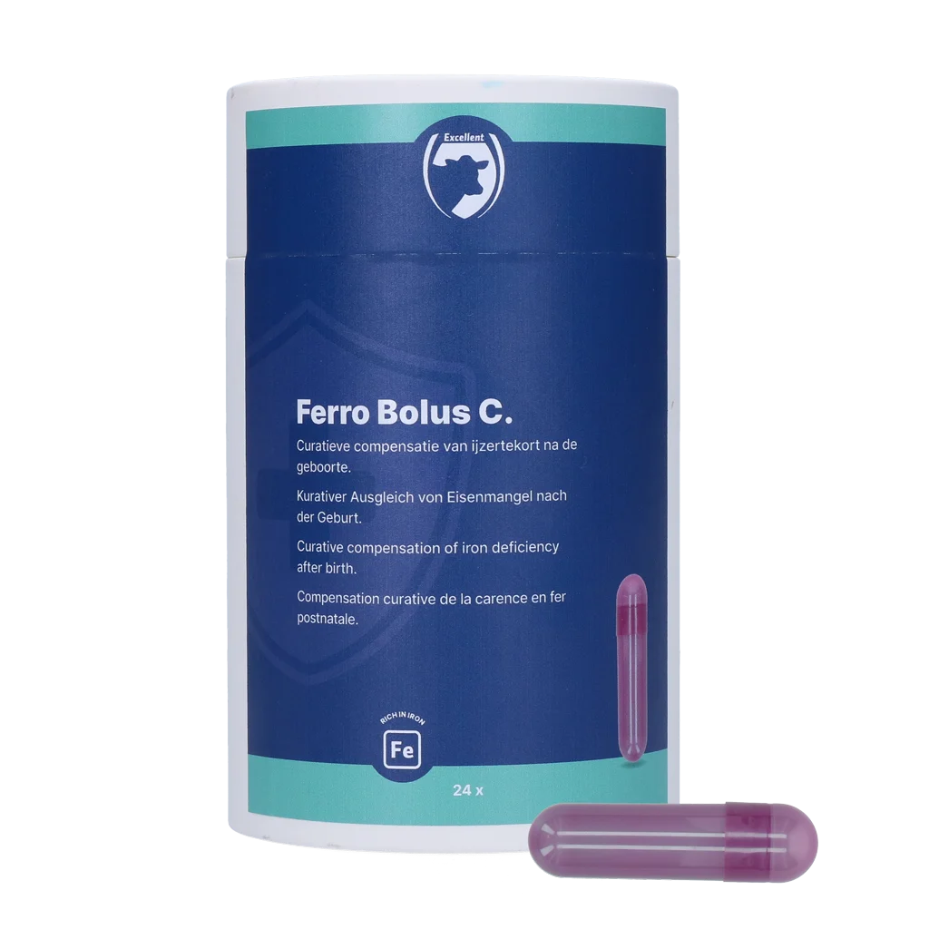 Bolus de fier pentru viței, 24 x 9,5 g – Excellent Ferro Bolus C - imagine 1