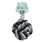 Frânghie pentru ros cu minge, din bumbac, 24 cm – Floss Toss Natural Dental Ropes Dental Rope Exteme Ball