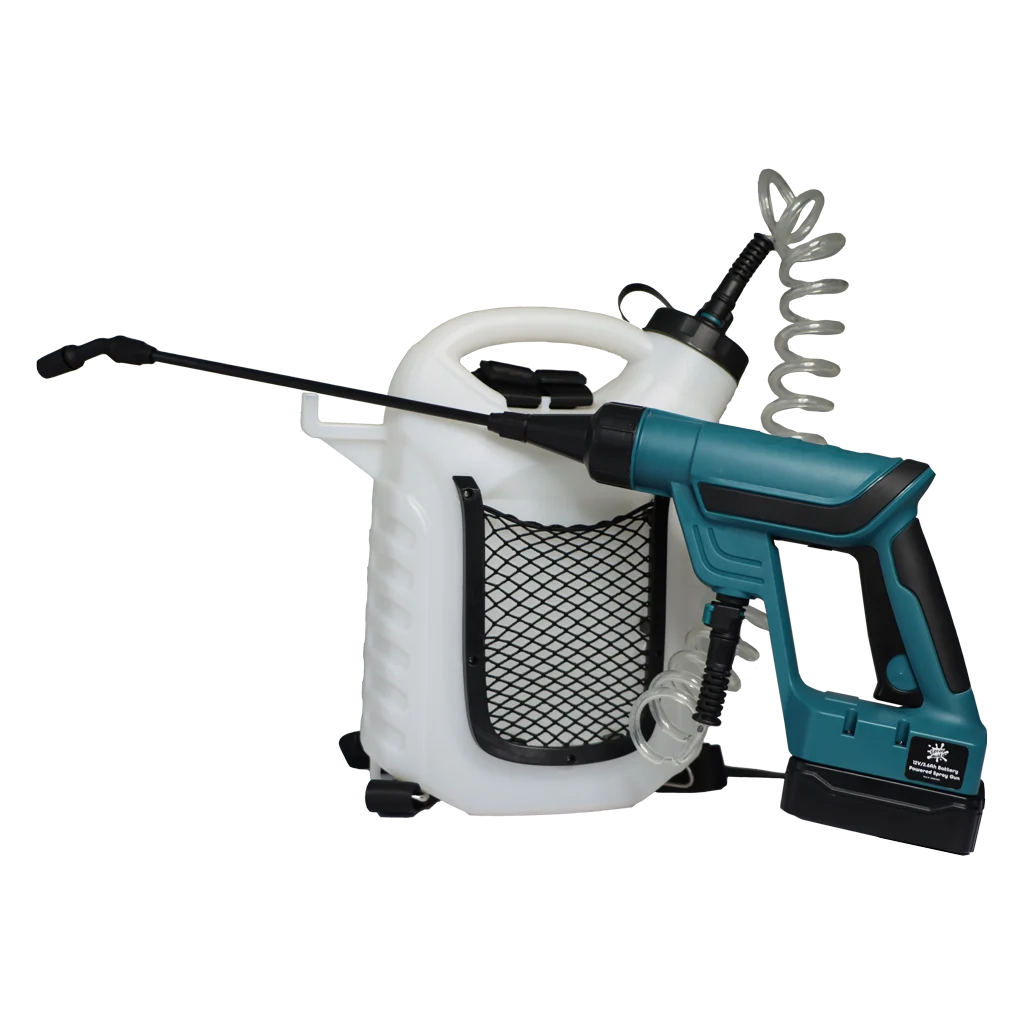 Pulverizator de spate cu baterie și lance de pulverizare de 80 cm, 6 l – FlowZone Lil'Squirt - imagine 2
