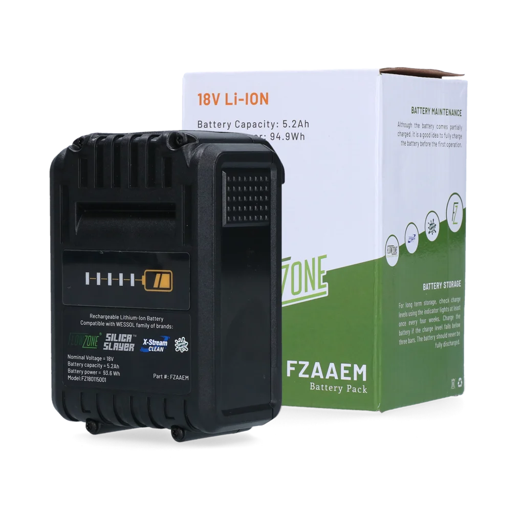 Acumulator pentru pulverizatorul cu pompă de spate și pulverizatorul cu cărucior, 18 V și 5,2 Ah – FlowZone Concrete - imagine 1