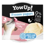 Gustare cu iaurt congelat pentru câini și pisici, Bacon Cake, 110 g – YowUp! Frozen Yoghurt Bacon Cake