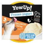 Iaurt înghețat pentru câini și pisici cu tartar de somon, 110 g – YowUp! Frozen Yoghurt Salmon Tartar