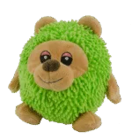 Jucărie de pluș pentru câini, ursuleț cu chițăitoare, 14 cm – Fuzzle - imagine 2