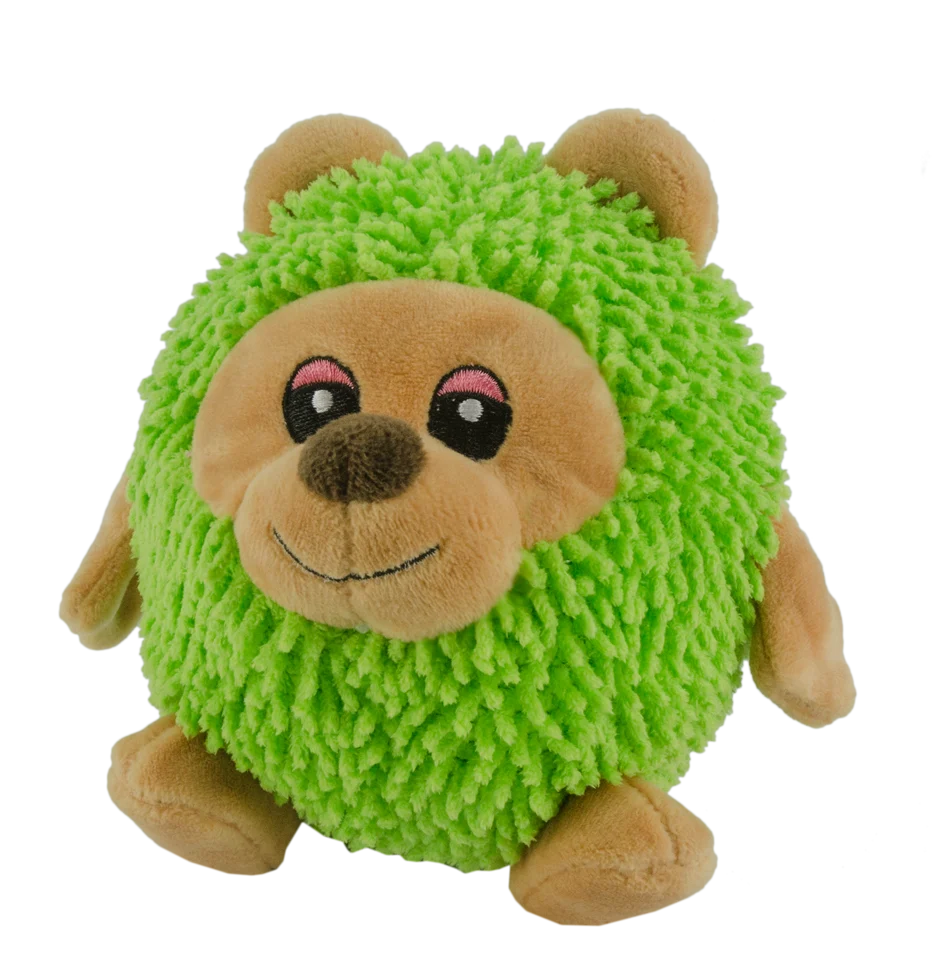 Jucărie de pluș pentru câini, ursuleț cu chițăitoare, 14 cm – Fuzzle - imagine 2