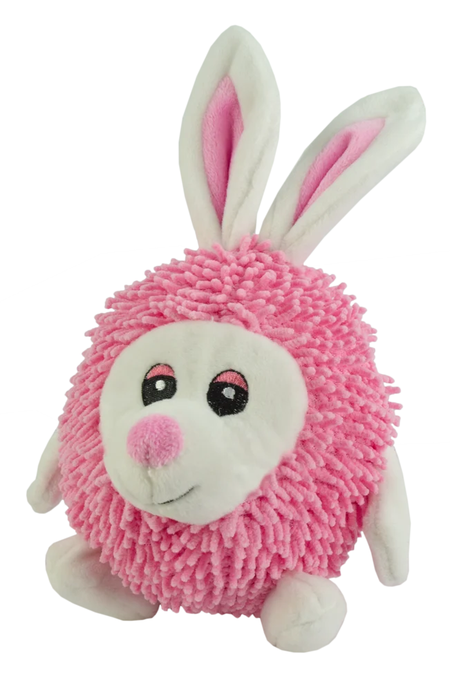 Jucărie de pluș pentru câini, iepure cu chițăitoare, 23 cm – Fuzzle - imagine 2