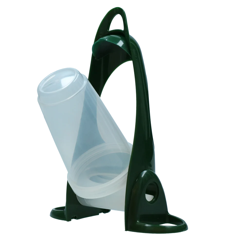 Hrănitoare pentru păsări cu inel de odihnă și 2 orificii, 1200 g – Hofman Garden Care Bird Feeder Flip & Twist - imagine 2
