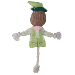 Jucărie de tras, sperietoare de ciori cu corp foșnitor și frânghie – Garden Paws Scarecrow Indy Fields M - imagine 3