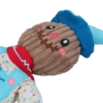 Jucărie de tras în formă de sperietoare, cu corp foșnitor și frânghie – Garden Paws Scarecrow Calvin Crow M - imagine 4