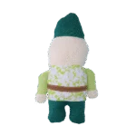 Jucărie de pluș pentru câini, pitic de grădină cu chițăitoare S – Garden Paws Garden Gnome Gentle George S - imagine 2