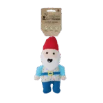 Jucărie de pluș pentru câini Pitic de grădină cu chițăitoare S – Garden Paws Garden Gnome Happy Henry S