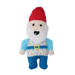 Jucărie de pluș pentru câini Pitic de grădină cu chițăitoare S – Garden Paws Garden Gnome Happy Henry S - imagine 2