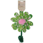 Jucărie de pluș pentru câini, floare cu frânghie M – Garden Paws Flower Summer Shrubs M