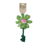 Jucărie de pluș pentru câini, floare cu frânghie S – Garden Paws Flower Summer Shrubs S