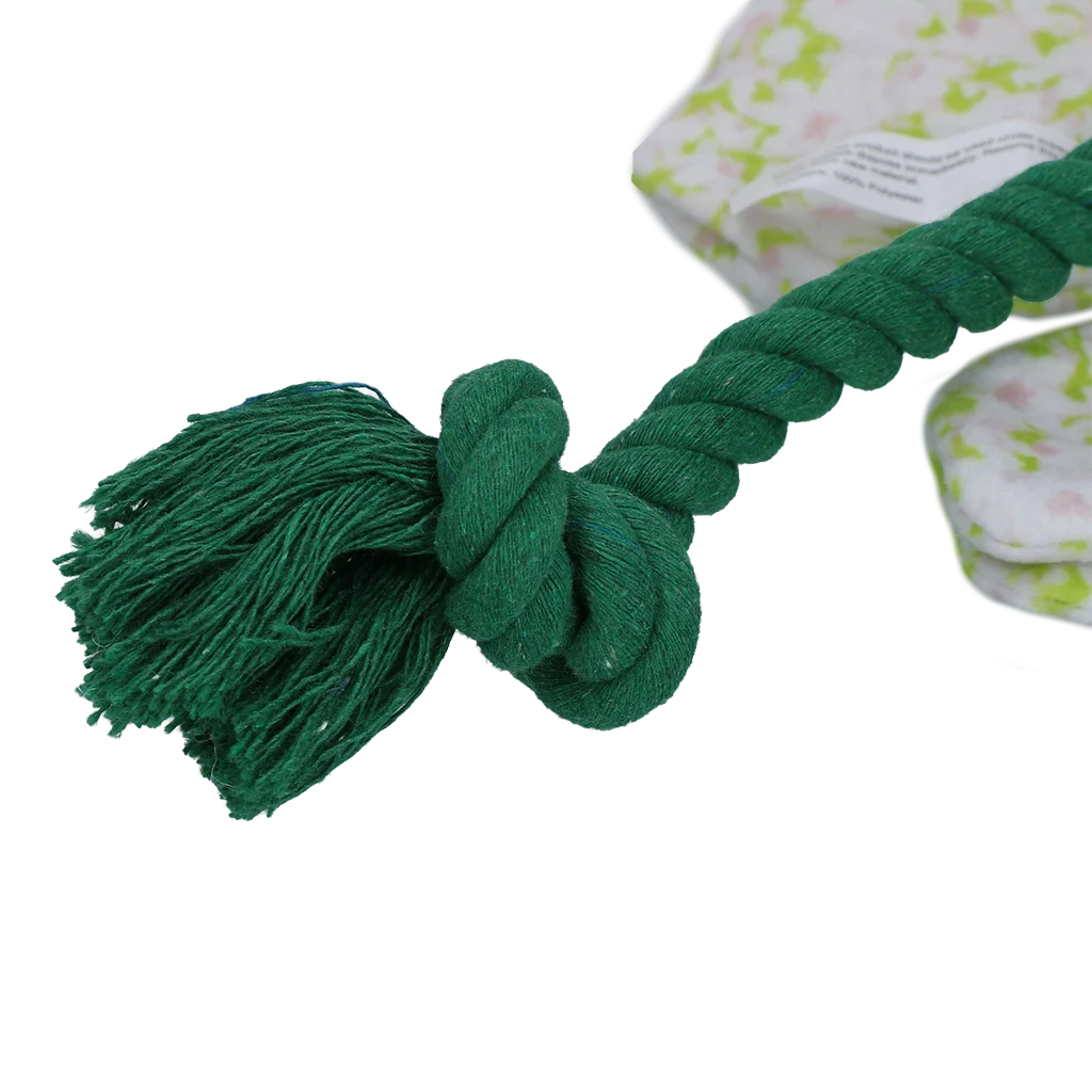 Jucărie de pluș pentru câini, floare cu șnur, M – Garden Paws Flower Spring Sakura - imagine 4