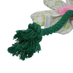 Jucărie de pluș pentru câini, floare cu funie, S – Garden Paws Flower Spring Sakura - imagine 4